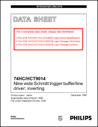 Click here to download 74HC/HCT9014 Datasheet