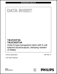 Click here to download 74LVCH2373ADB Datasheet