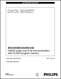 Click here to download P89C535NBAA Datasheet