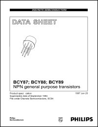 Click here to download BCY87 Datasheet