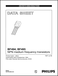 Click here to download BF494 Datasheet