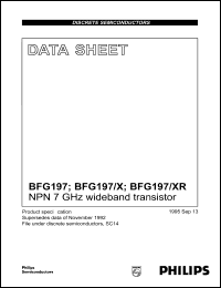 Click here to download BFG197/XR Datasheet
