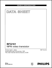 Click here to download BFQ161 Datasheet