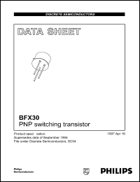 Click here to download BFX30 Datasheet