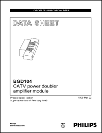Click here to download BGD104 Datasheet
