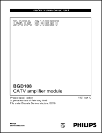 Click here to download BGD108 Datasheet