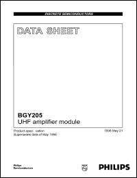 Click here to download BGY205 Datasheet