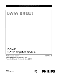 Click here to download BGY61 Datasheet