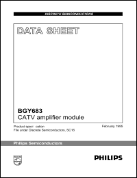 Click here to download BGY683 Datasheet
