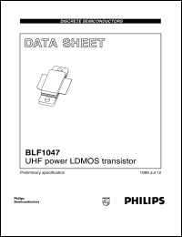 Click here to download BLF1047 Datasheet