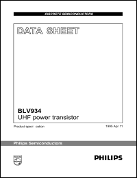 Click here to download BLV934 Datasheet
