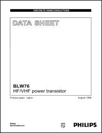 Click here to download BLW76 Datasheet