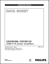 Click here to download CGY2010G Datasheet