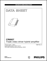 Click here to download CR6927 Datasheet