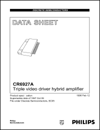 Click here to download CR6927A Datasheet