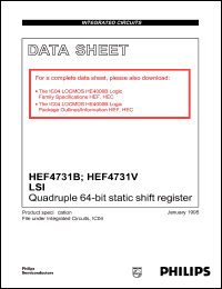 Click here to download HEF4731BP Datasheet