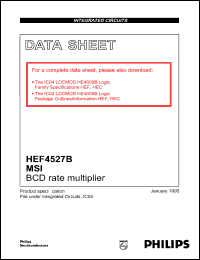 Click here to download HEF4527BP Datasheet