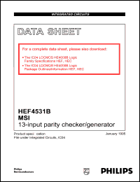 Click here to download HEF4531BT Datasheet