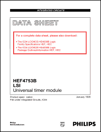 Click here to download HEF4753BD Datasheet