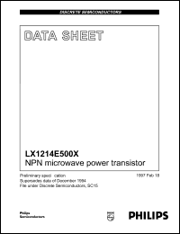 Click here to download LX1214E500X Datasheet