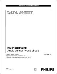 Click here to download KM110BH/2270 Datasheet