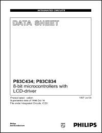 Click here to download P83C434CFP Datasheet