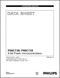 Click here to download P89C738ABP Datasheet