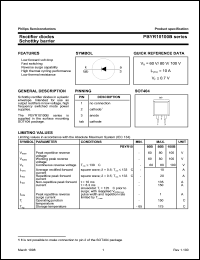 Click here to download PBYR10100 Datasheet