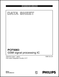 Click here to download PCF5083H/001/F2 Datasheet