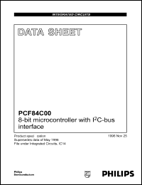 Click here to download PCF84C00 Datasheet