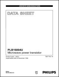 Click here to download PLB16004U Datasheet