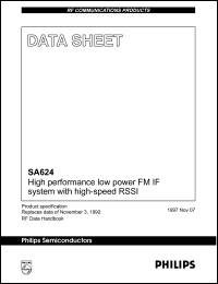 Click here to download SA624 Datasheet