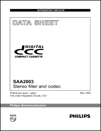 Click here to download SAA2003 Datasheet