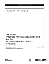 Click here to download SAA5250T Datasheet