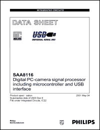 Click here to download SAA8116ET Datasheet