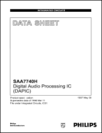 Click here to download SAA7740H Datasheet