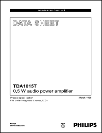 Click here to download TDA1015T Datasheet