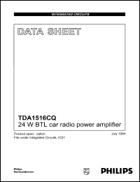 Click here to download TDA1516CQ Datasheet