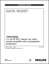Click here to download TDA1553Q Datasheet