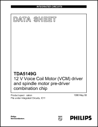 Click here to download TDA5149G Datasheet