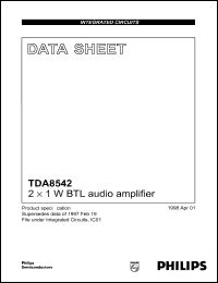 Click here to download TDA8542 Datasheet