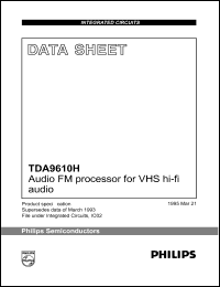 Click here to download TDA9610H Datasheet