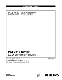 Click here to download PCF2116AU/10 Datasheet