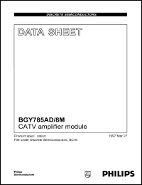 Click here to download BGY785AD/8M Datasheet