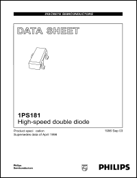 Click here to download 1PS181 Datasheet