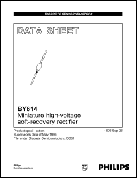 Click here to download BY614 Datasheet