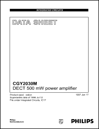 Click here to download CGY2030M Datasheet