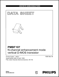 Click here to download PMBF107 Datasheet
