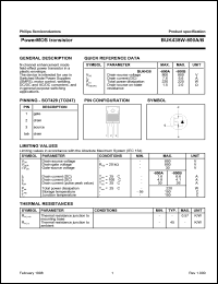 Click here to download BUK438W-800B Datasheet