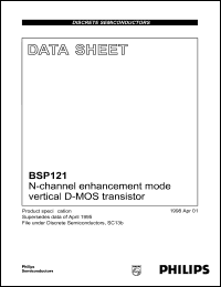 Click here to download BSP121 Datasheet